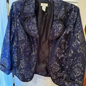 Women's Blue Floral Jacket